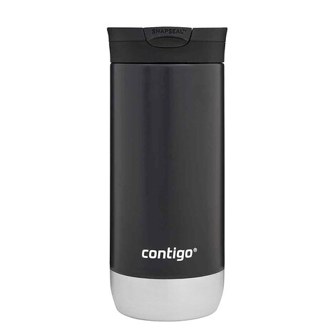 Contigo Huron Pro Snapseal Termos 470ml, Siyah - Thumbnail