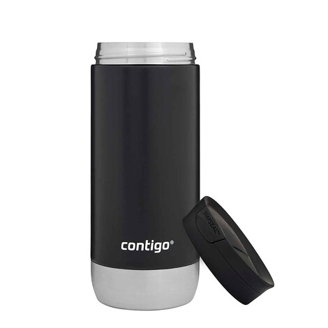 Contigo Huron Pro Snapseal Termos 470ml, Siyah - Thumbnail