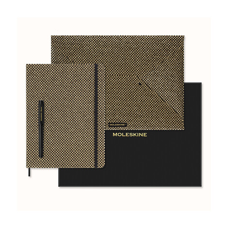 Moleskine Le Holiday Shine Altın XL Defter & Dolmakalem Set - Thumbnail